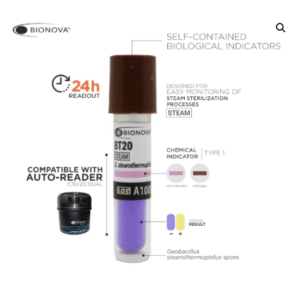 BT20 Biological Indicator Steam